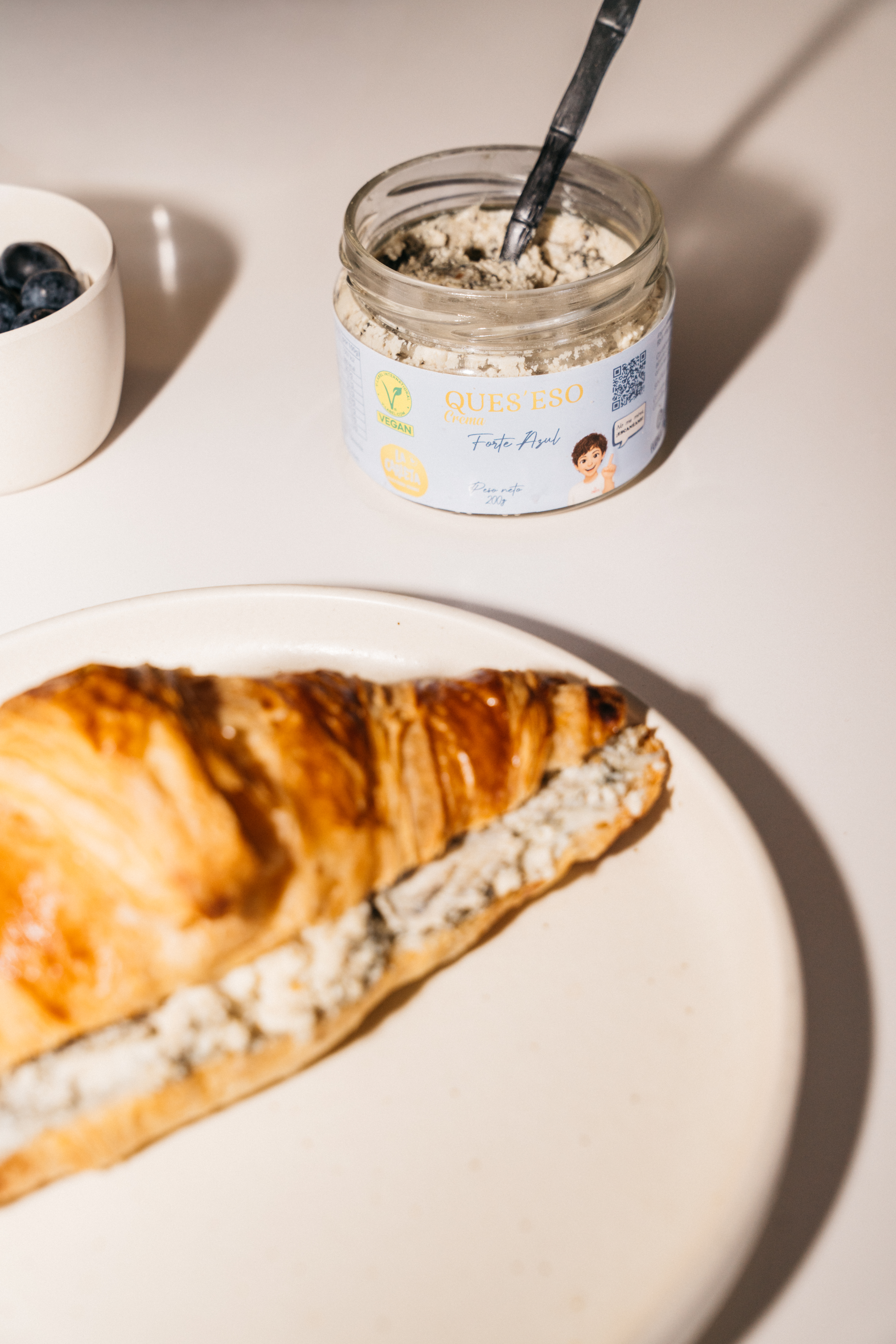 Ques'eso Vegano Crema FORTE AZUL - Imagen 2